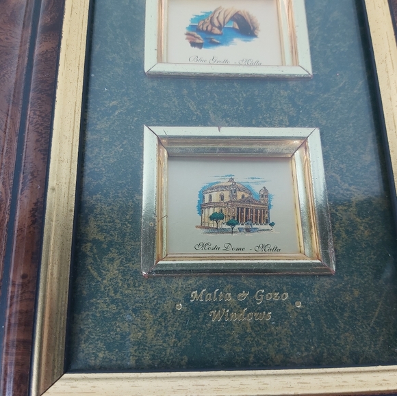 - Vintage gold tone framed painting - Picture 3 of 8